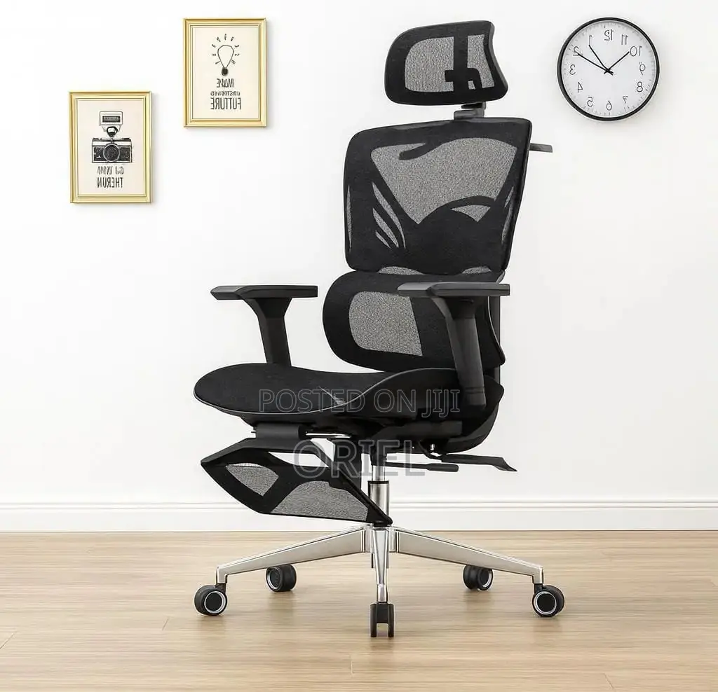 Office Chair : Executive Orthopedic Office Chair With Footrest