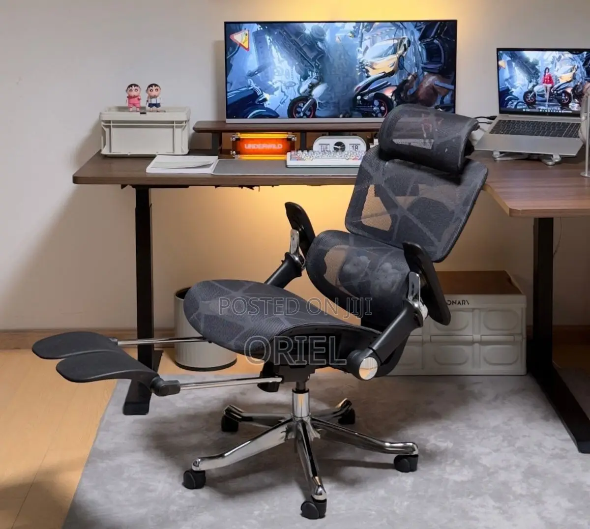 Office Chair : Executive Orthopedic Office Chair With Footrest