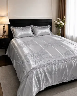 Silk Lace Duvet Cover Set | 4 PCS | Size 6x7