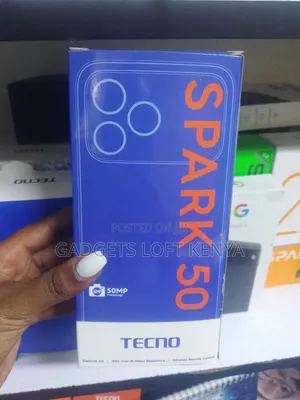 New Tecno Spark 50 128 GB Gray