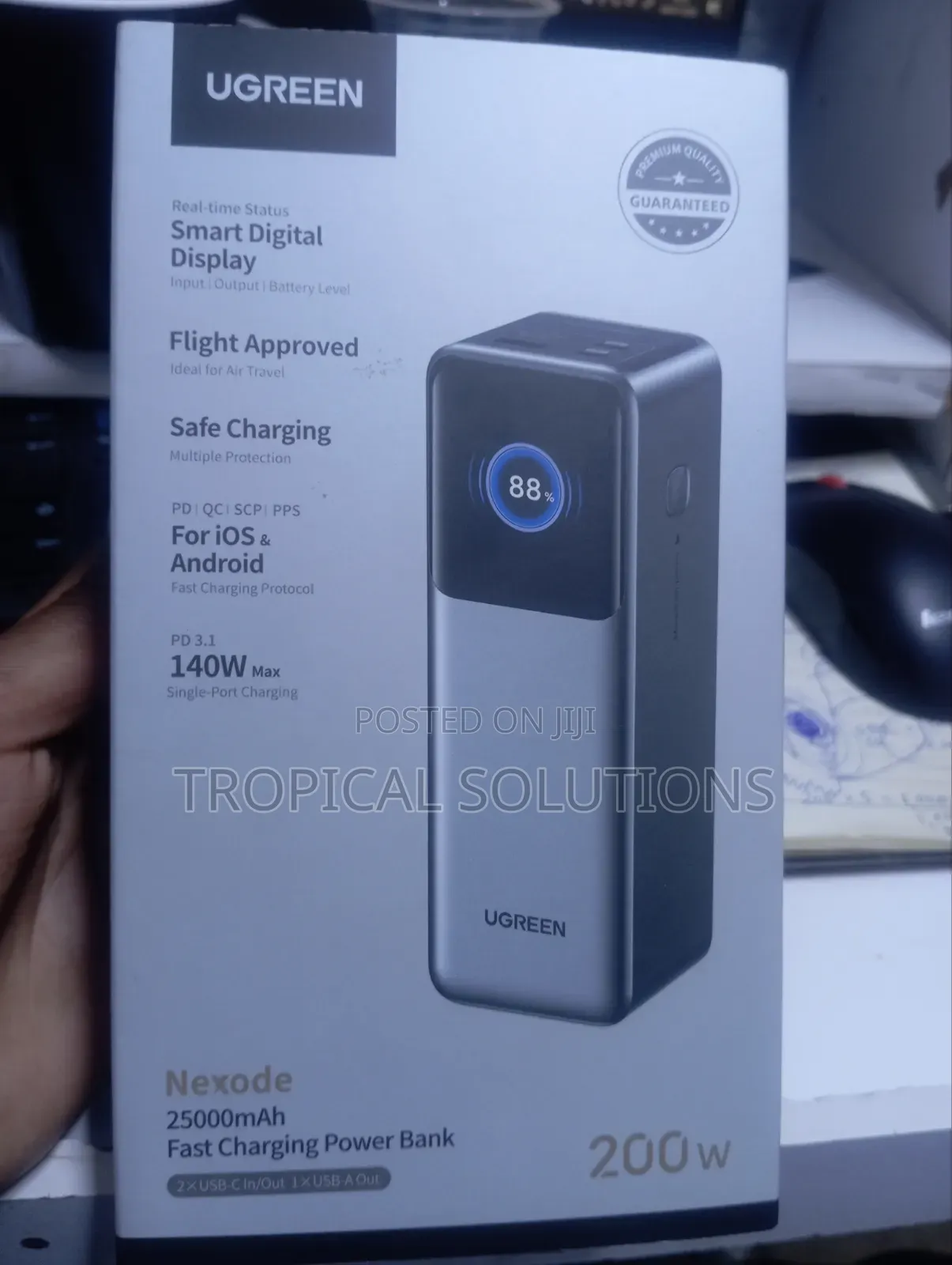 Ugreen 25000mah 200w Fast Charging Power Bank 200w