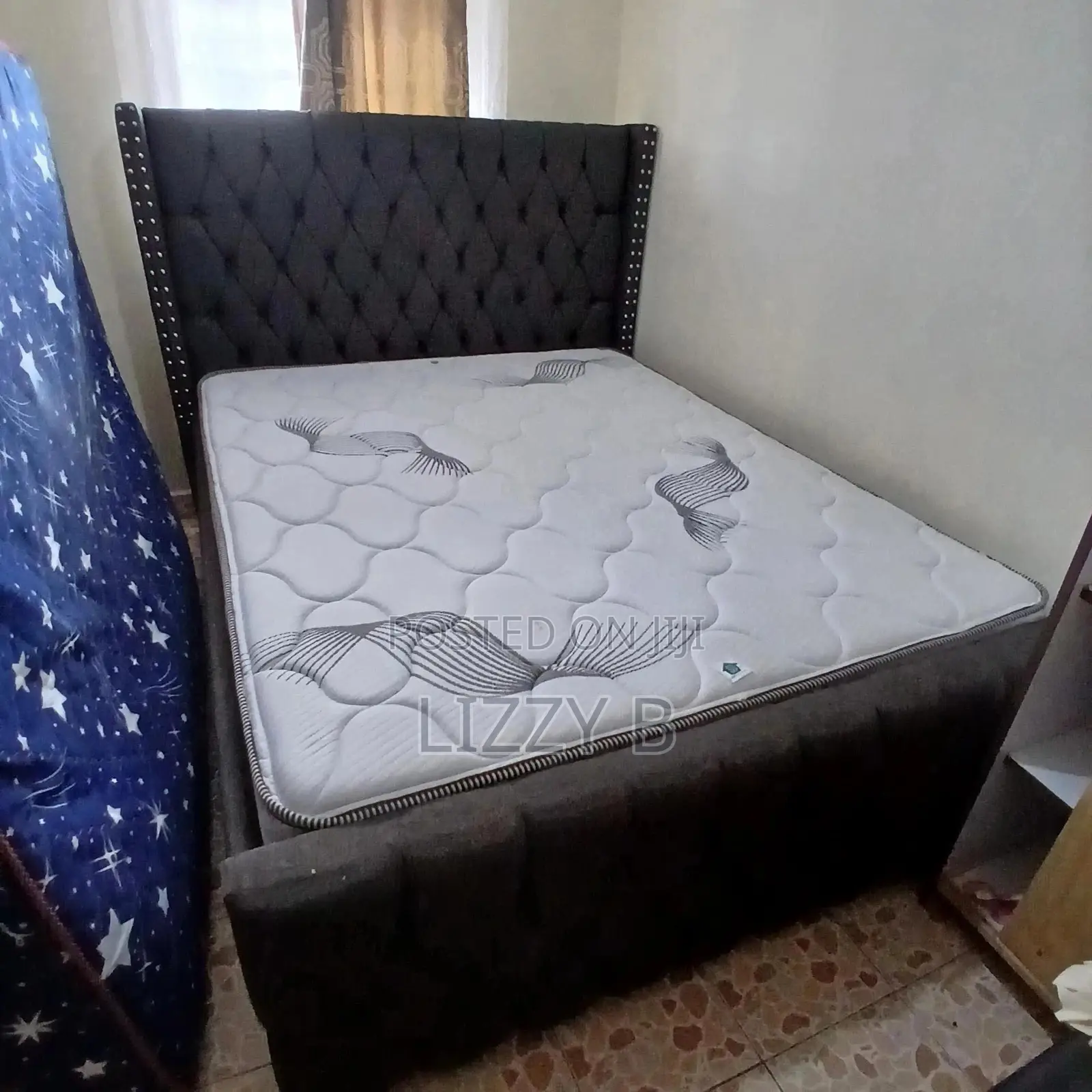 5by6 Chester Bed and Quilted Mattress