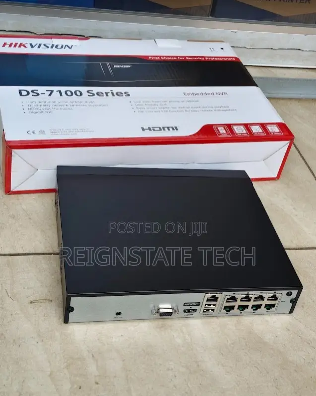 Hikvision 7108 Network Recorder 8ports Full Poe