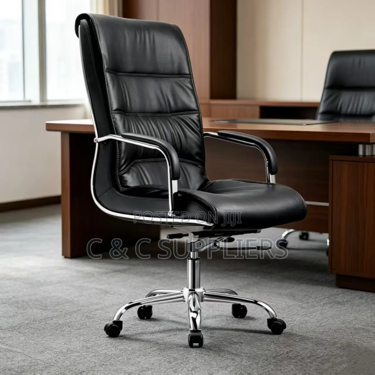 Swivel Leather Chair