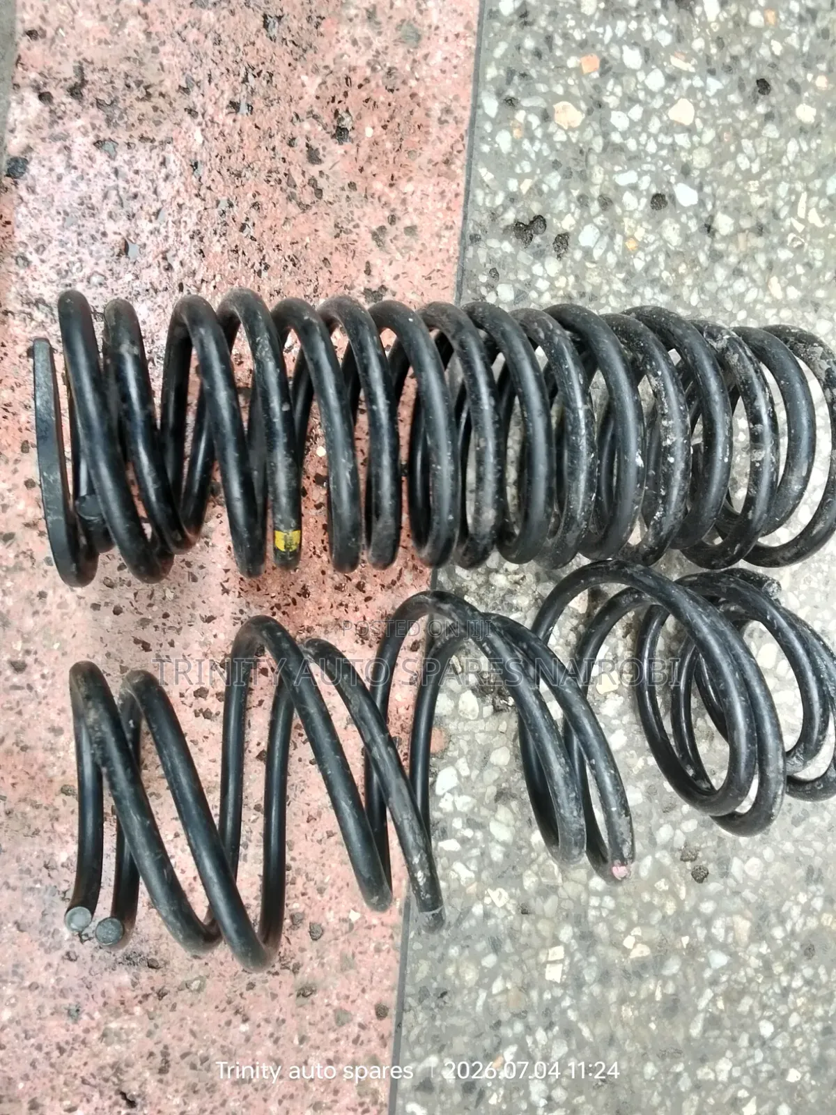 Original Ex Japan Toyota Yaris Front and Rear Heavy Duty Coil Springs