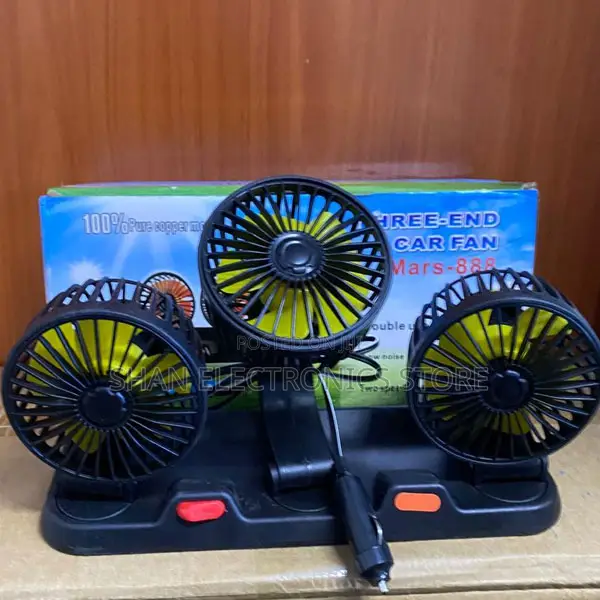 360° Adjustable 3 Head Air Fan Usb Fans Three-Speed Regulation