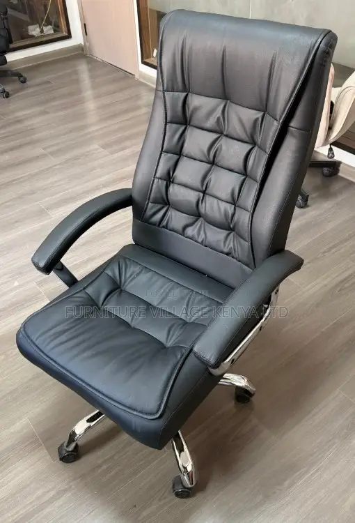 Swivel Base Leather Office Director Chair