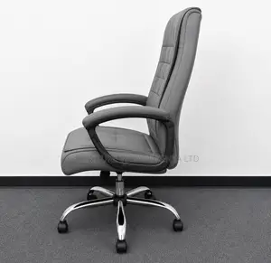 Swivel Base Leather Office Director Chair