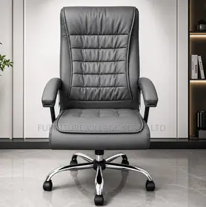 Swivel Base Leather Office Director Chair