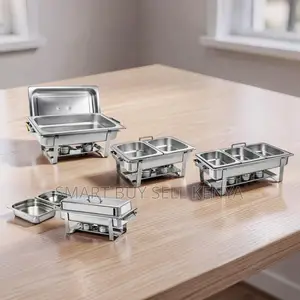 Convenient Use Stainless Steel Compartment Chafing Dish Food Warmer