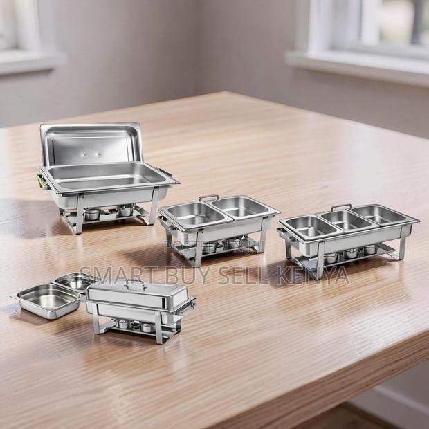 Convenient Use Stainless Steel Compartment Chafing Dish Food Warmer