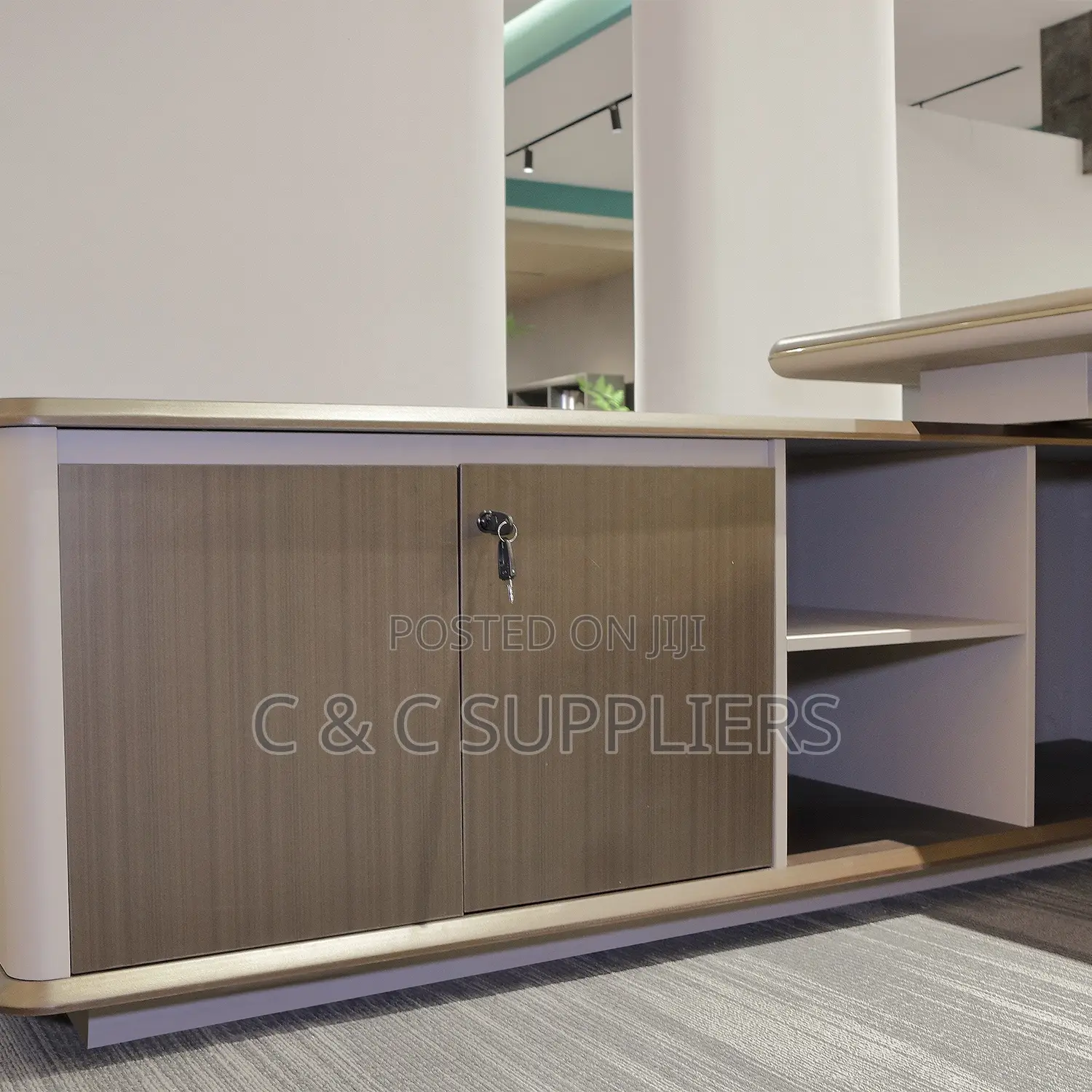 Office Imported L-Shaped Table-240cm