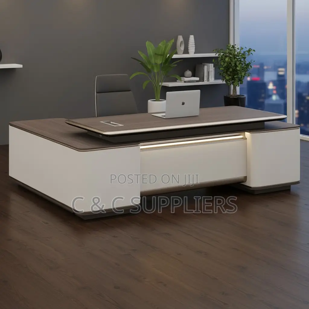 Office Imported L-Shaped Table-240cm