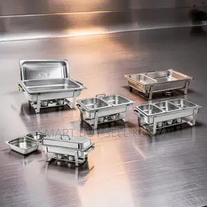 Heavy Duty Stainless Steel Compartment Chafing Dish Food Warmer