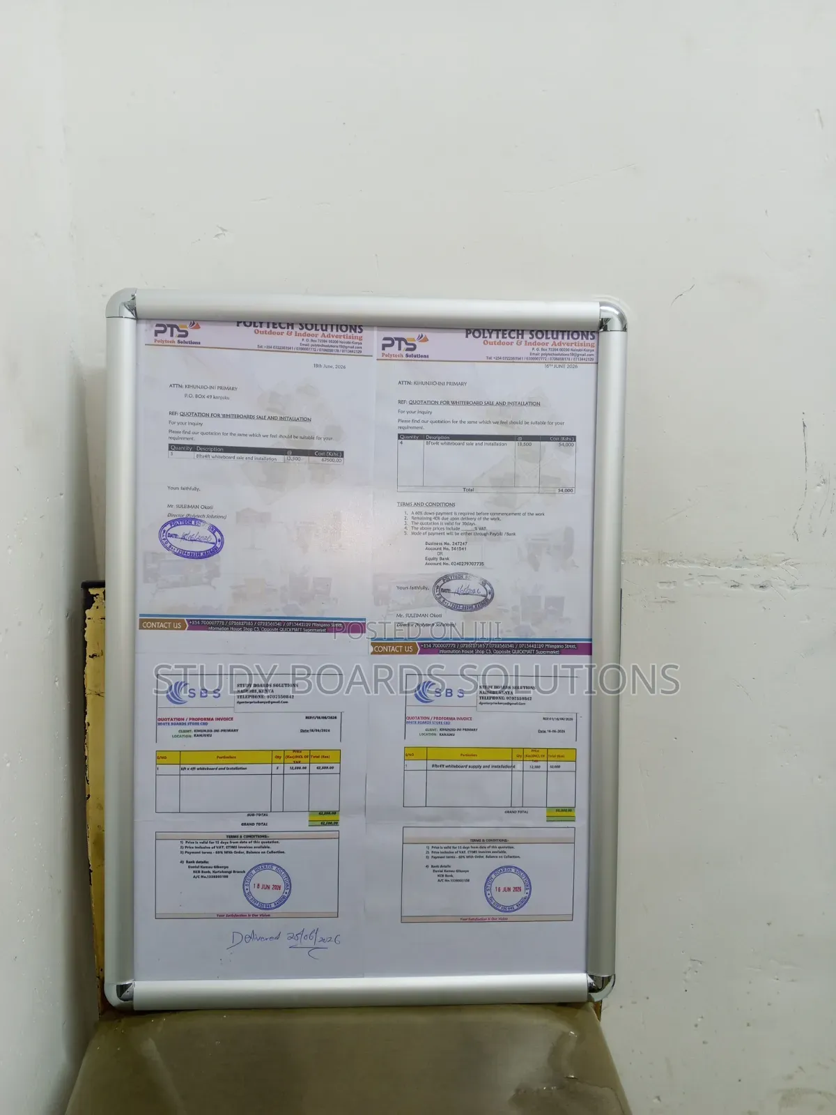 Quick-Change Snapper Frame–Perfect for Offices, Banks,Restaurants (A2)