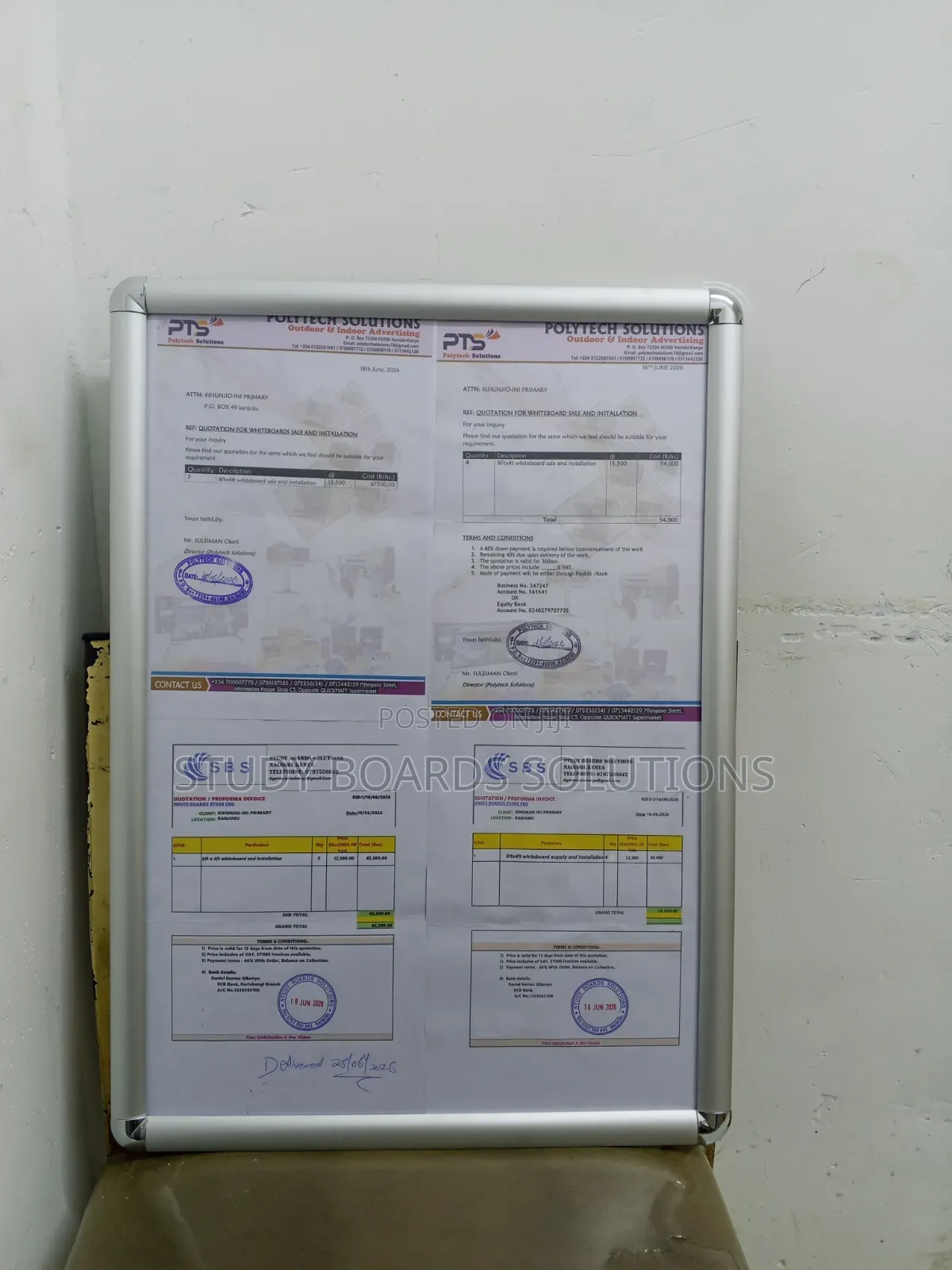 Quick-Change Snapper Frame–Perfect for Offices, Banks,Restaurants (A2)
