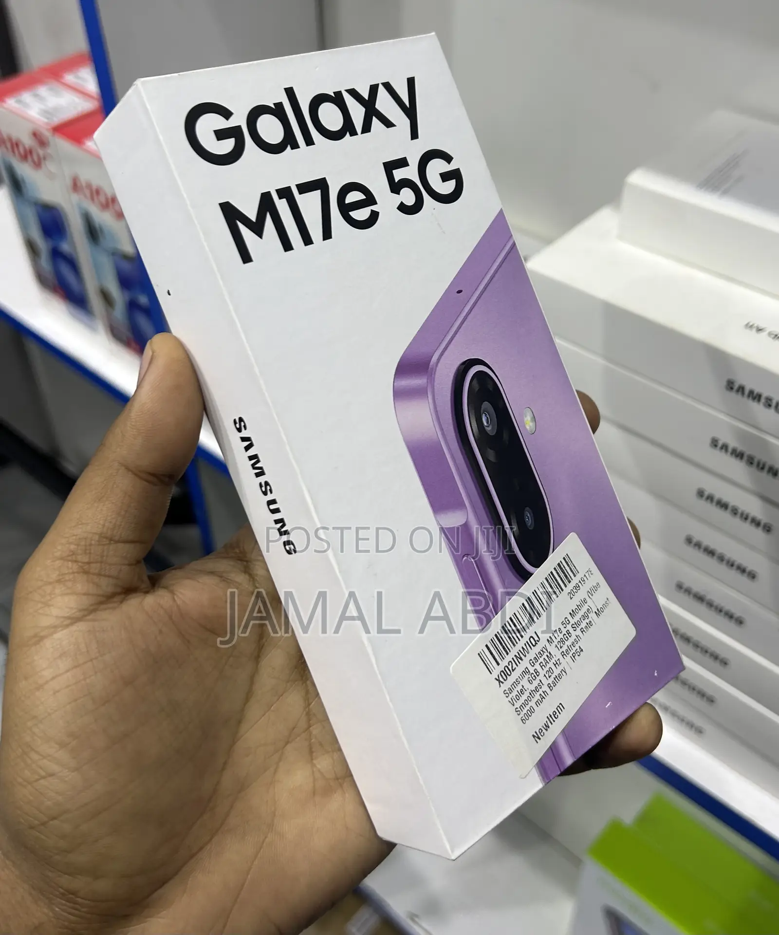 New Samsung Galaxy M17 5G 128 GB Black
