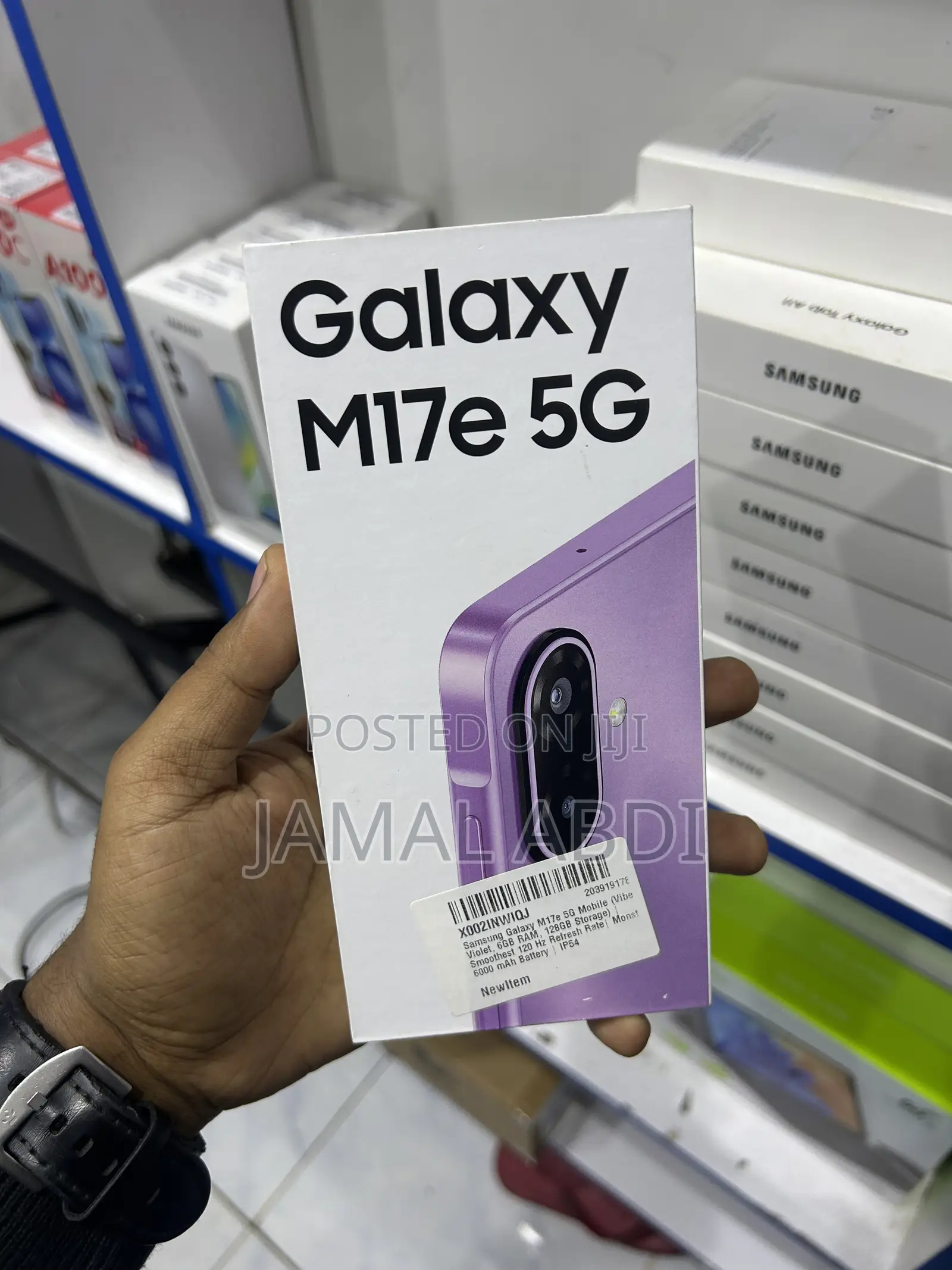 New Samsung Galaxy M17 5G 128 GB Black