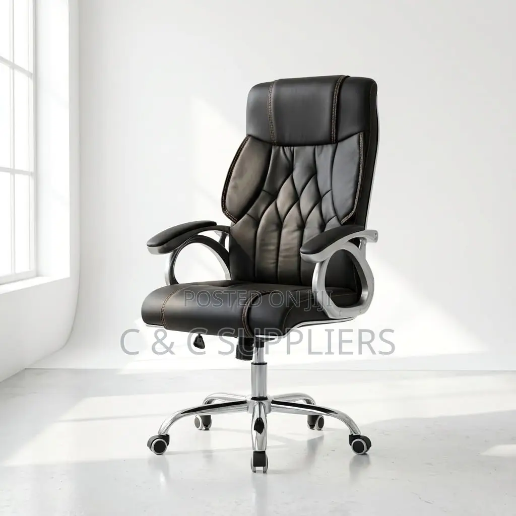 High Back Leather Seat With Armrest