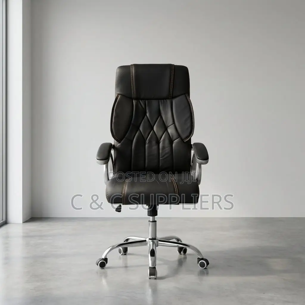 High Back Leather Seat With Armrest