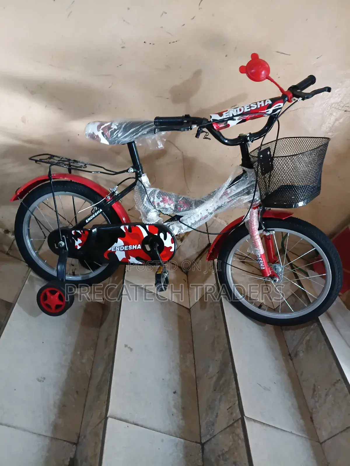 New 16" Children's Bike – Red Black