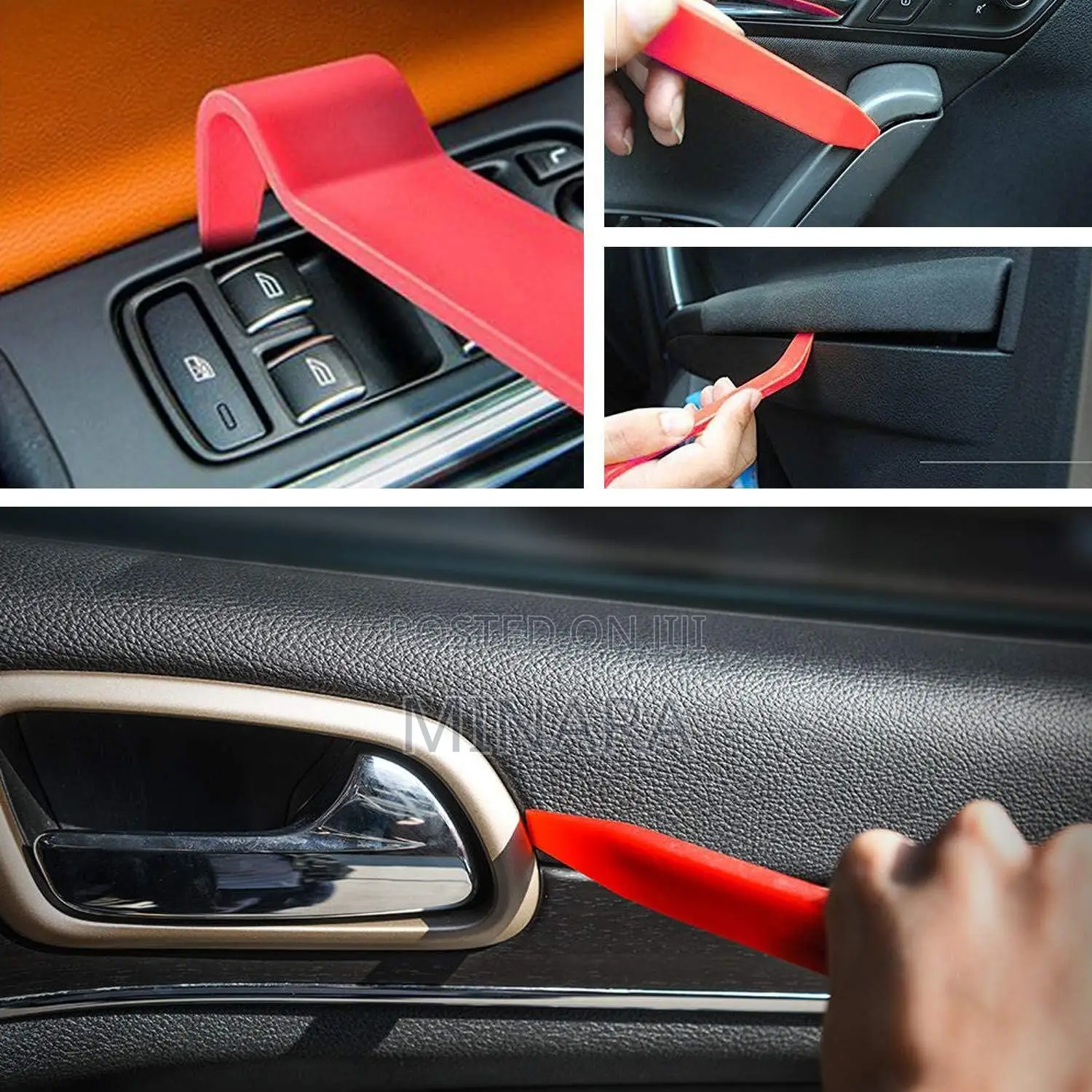 8 Pcs, Car Trim Removal Kit, Automotive Panel, Audio, Dashboard Tools