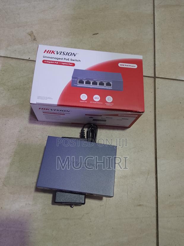 Hikvision Ds-3e0105p-E 4 Port Unmanaged Poe Switch