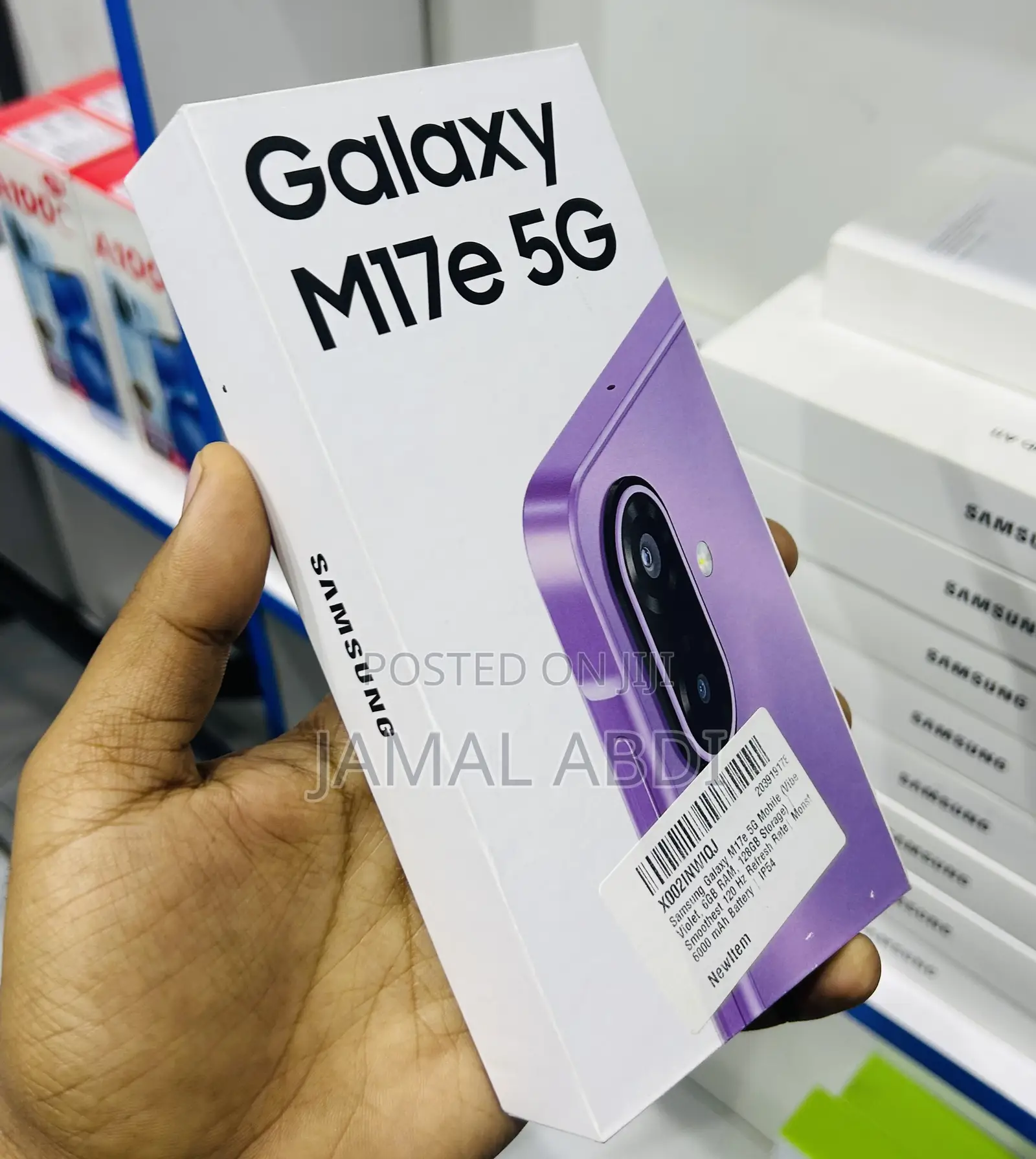 New Samsung Galaxy M17 5G 128 GB Black