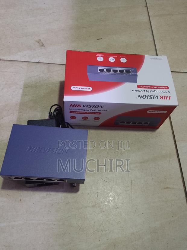 Hikvision 4 Port Poe Switch 45w Poe Power - main view