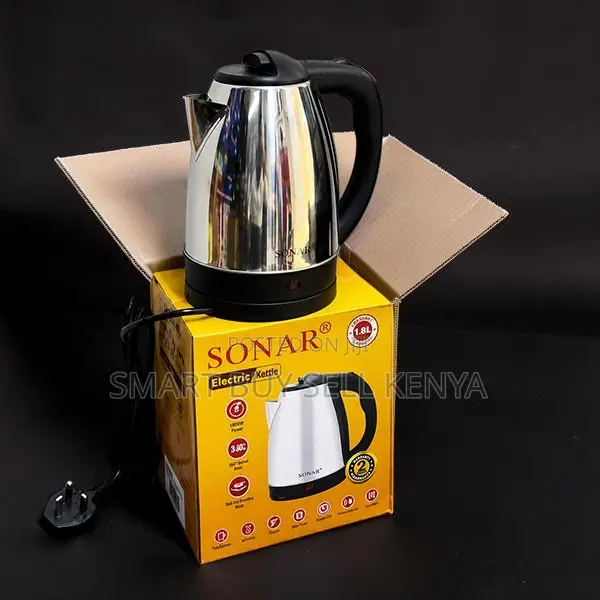 Durable Fast Boiling 1500w Watts Power Stainless Steel Electric Kettle