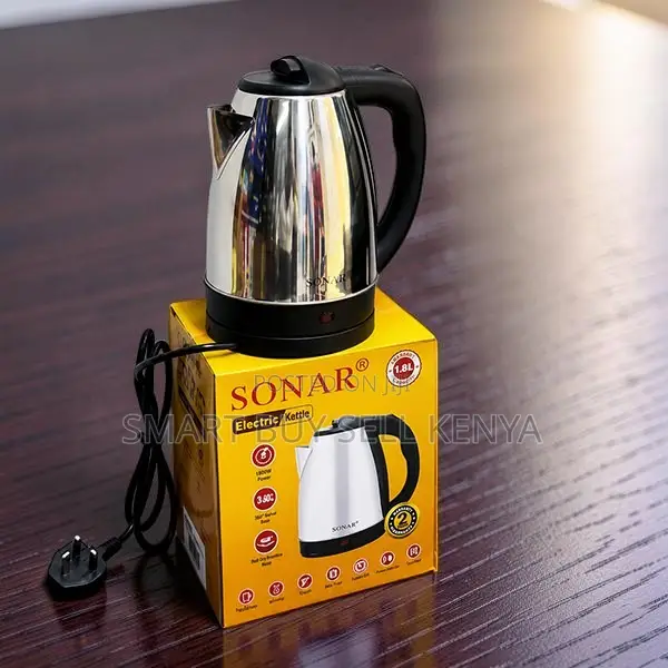 Elegant Large Capacity 1500 Watts Stainless Steel Electric Kettle