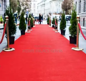 Stanchion Post: Metal Queue Barrier With Velvet Rope