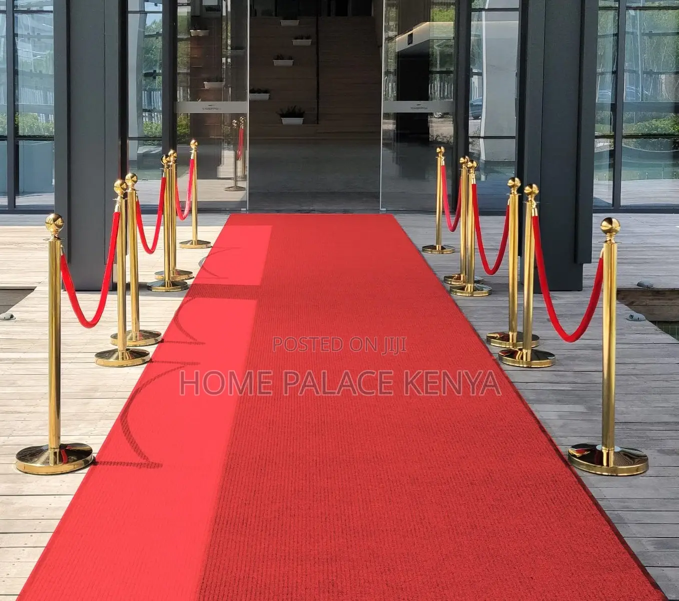 Stanchion Post: Metal Queue Barrier With Velvet Rope