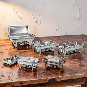 Banquet-Ready Stainless Steel Compartment Chafing Dish Food Warmer