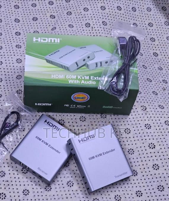 Hdmi KVM Extender via Ethernet Cat 5e/6 60m Transmitter Receiver - main view
