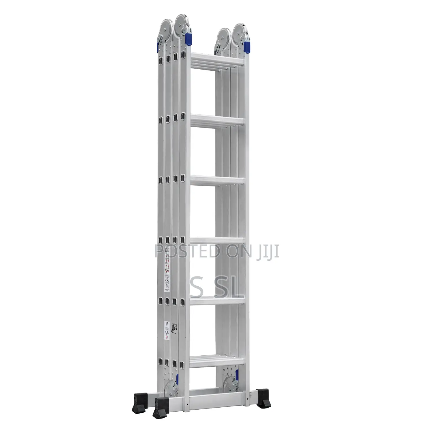 6.9m Multi-Purpose Aluminium Ladder - 4 X 6 Rungs