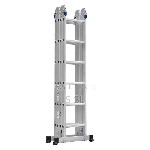 6.9m Multi-Purpose Aluminium Ladder - 4 X 6 Rungs