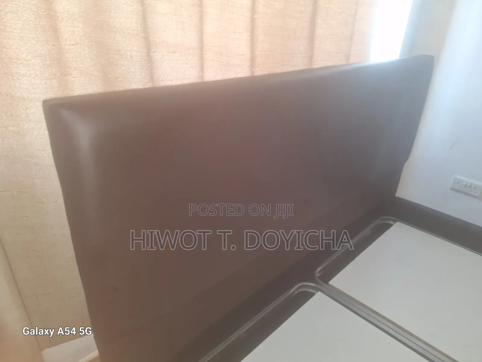 Premium Brown Queen Size Bed- Excellent Condition