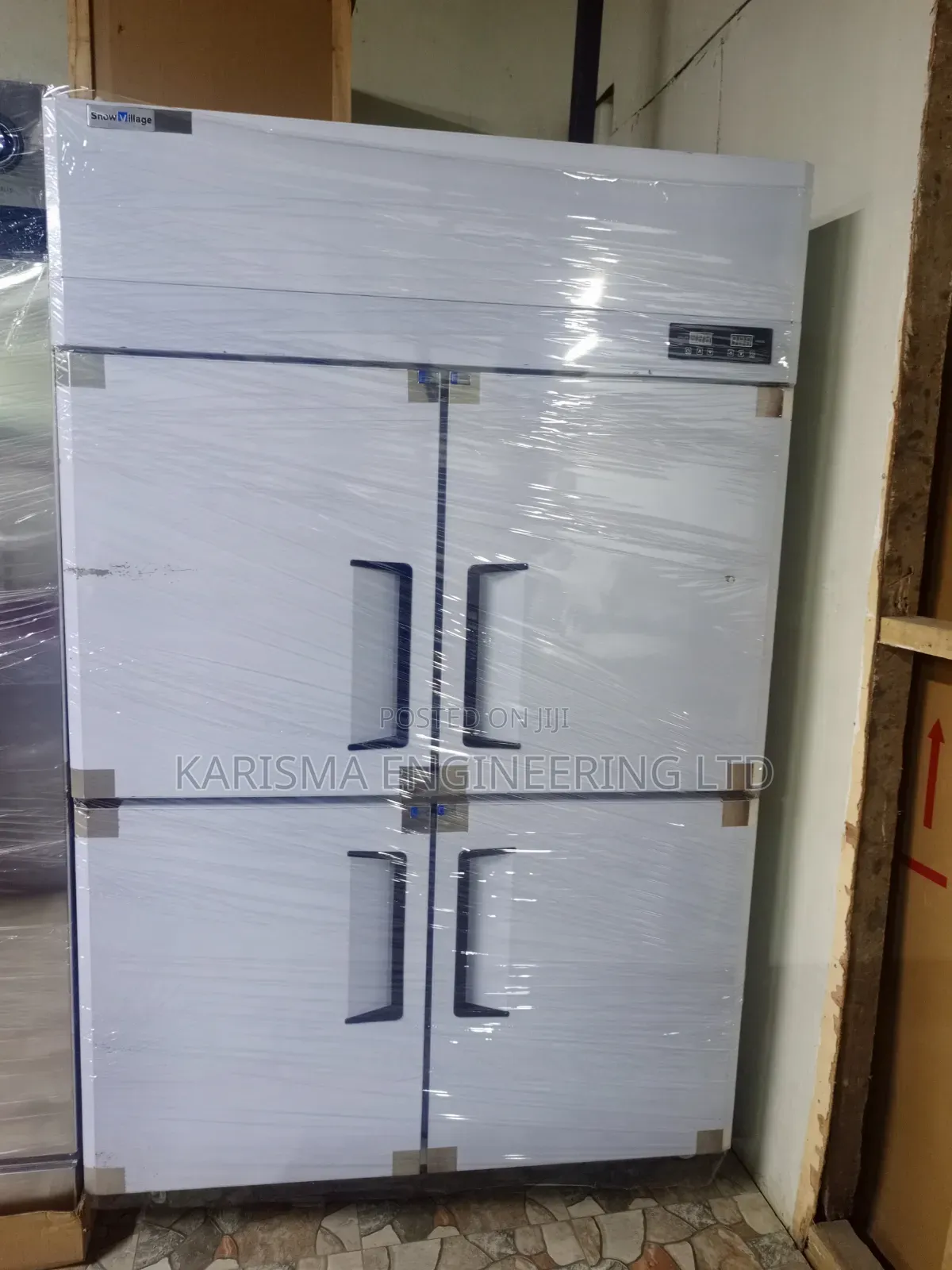4-Door Stainless Steel Commercial Refrigerator/Freezer.