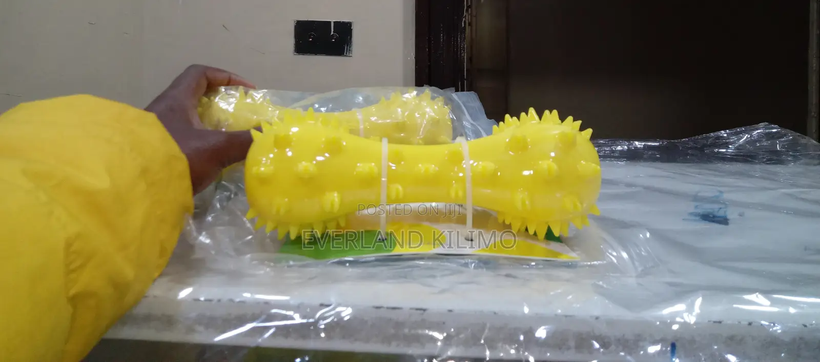 Yellow Bone Dog Toy for Chew