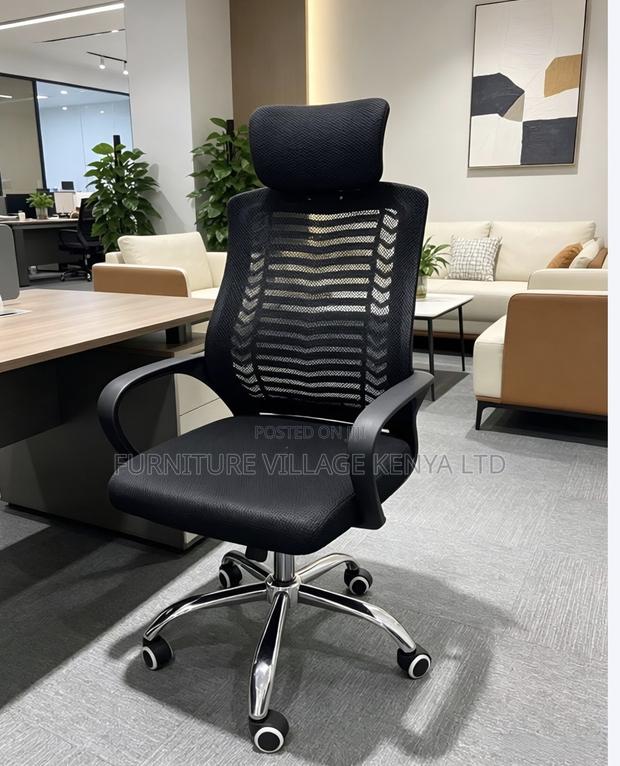 Modern Mesh Ergonomic Office Chair - thumbnail 4