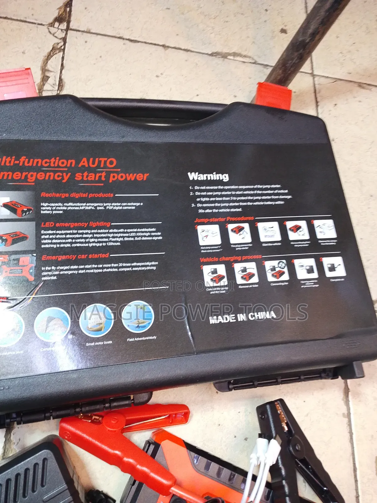 Heavy Duty and Durable Jam Starter/ Reachable Car Jam Starter