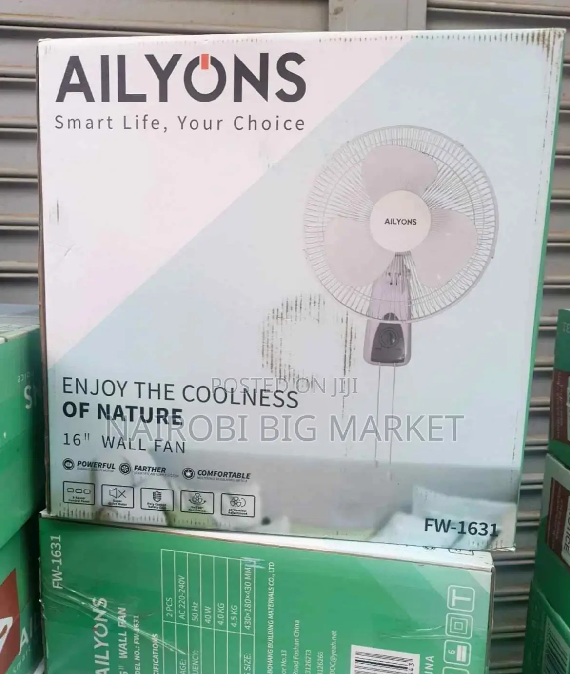 Ailyons 16 Inches Wall Fan