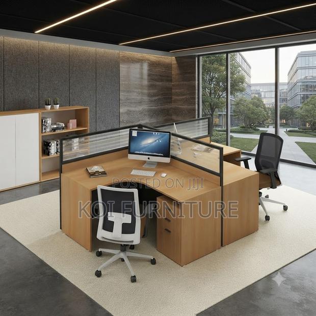 Office Workstation; 2 Users Combination Modular Modern Workstation - thumbnail 3