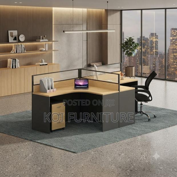 Office Workstation; 2 Users Combination Modular Modern Workstation - thumbnail 5