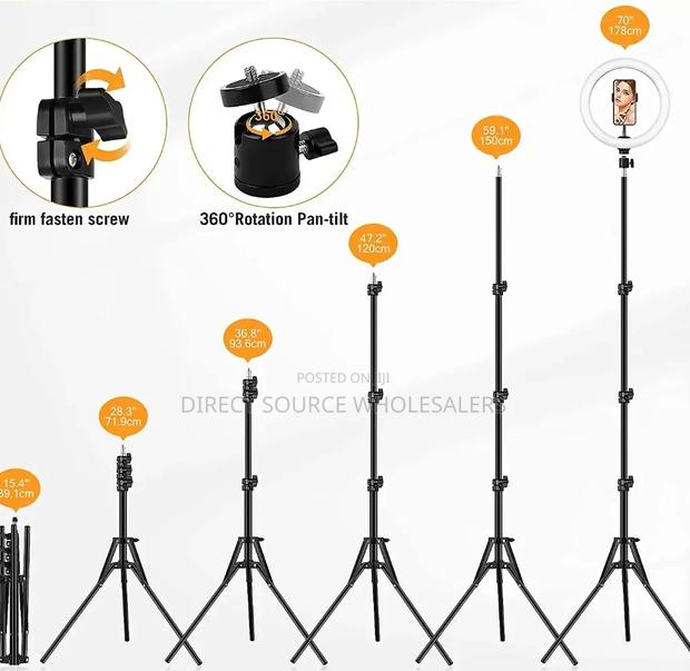 14 Inches Ringlight With Stand - thumbnail 2