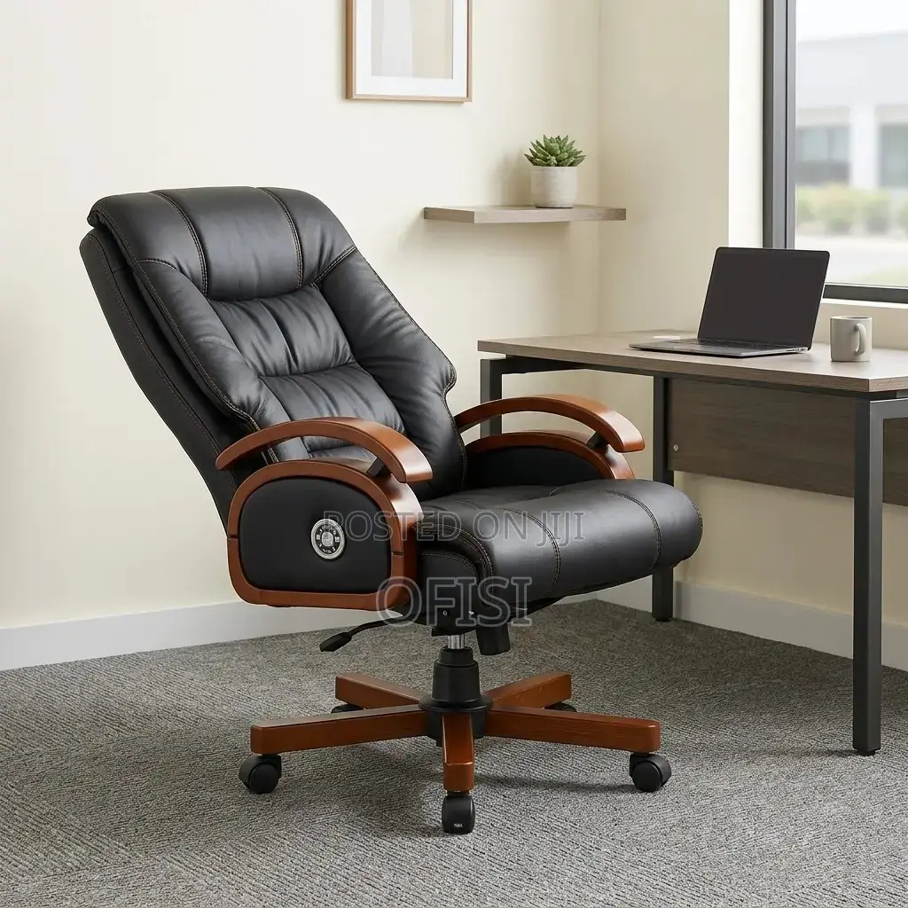 Office Chair; Ergonomic Reclining Executive Office Chair
