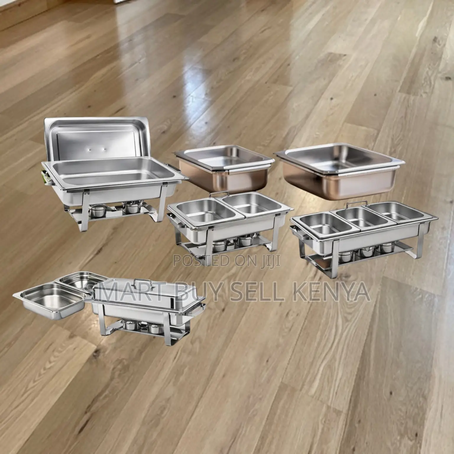 Buffet- Ready Stainless Steel Compartment Chafing Dish Food Warmer