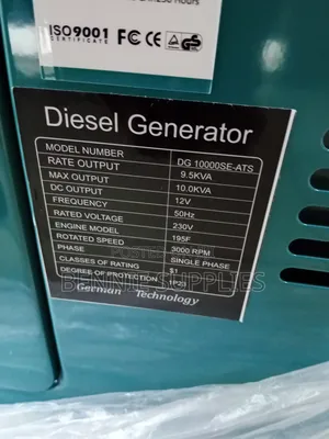 Premier Silent Diesel Generator 10kva