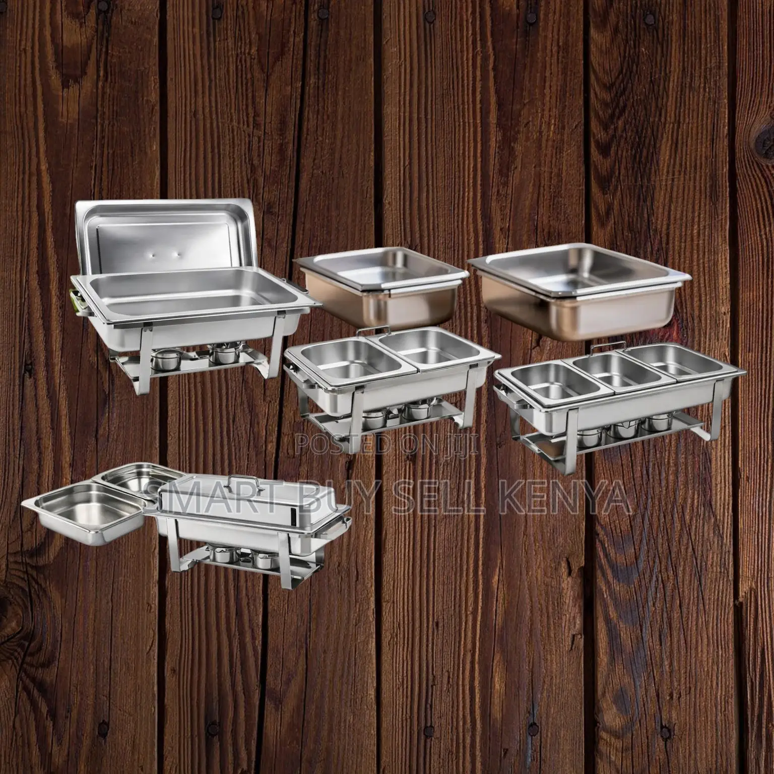 Commercial-Grade Stainless Steel Compartment Chafing Dish Food Warmer